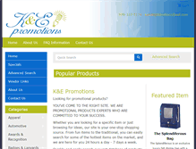 Tablet Screenshot of kandepromotions.com